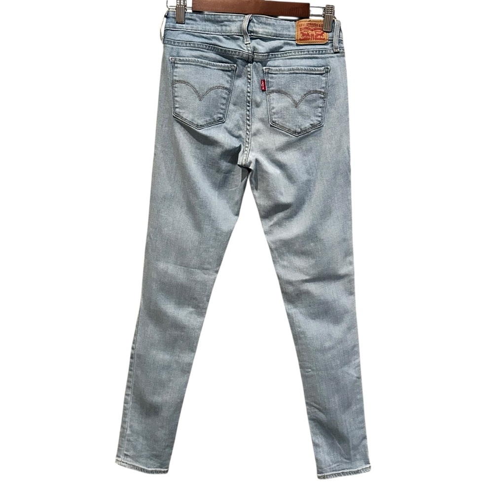 (Sold)Levi's 711 Skinny Jeans Women’s Size 27 Light Wash Mid Rise Stretch 27x 30 - Picture 5 of 12